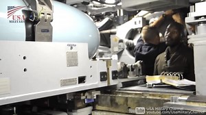 Torpedo Load to Torpedo Tube of US Navy Virginia Class Nuclear Submarine | Zelda Sykes