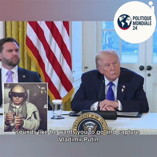 Trump dit qu'il nest pas nécessaire de capturer POUTINE