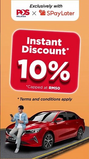 Renew Motor Insurance with Pos Malaysia × SPayLater