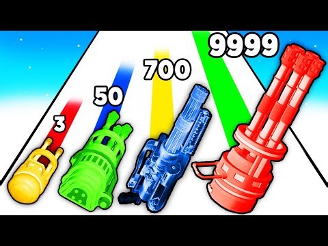 MAX LEVEL MINIGUN! - Minigun Rush 2048