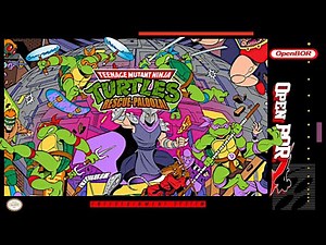 Teenage Mutant Ninja Turtles: Rescue-Palooza! 4 Players Co-op Playthrough OpenBOR TMNT-NES-SNES