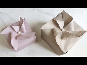 Gift wrapping ideas square box | How to gift wrap a square box