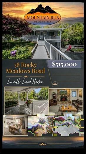 Fully Furnished 4BR/3BA Mountain Cottage for Sale in Linville Land Harbor