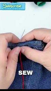 Too Long? Fix Your Pants at Home. #lifehacktips #sewingtips #fashiontips #sewing #styletips