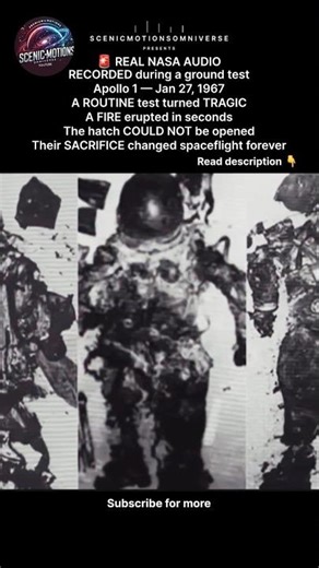 Apollo 1: The Day Spaceflight Changed Forever | REAL NASA Audio #Shorts