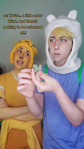 Jake and Finn Adventure Time Cosplay with a Ruby