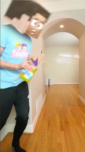 MINECRAFT STEVE PRANKED ME 😂😵 #shorts LankyBox *HILARIOUS* TikTok Prank #minecraft #prank