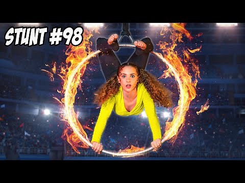 100 INSANE STUNTS in 1 Hour *never done before*