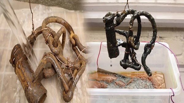 Ancient Shackles Restored To Original State