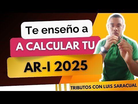 Cálculo del formulario AR-I | Conoce cómo sacarlo para conocer el monto a retener por ISLR