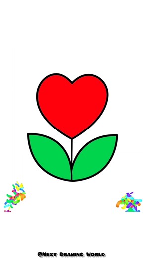 ​🌷 2 SIMPLE STEPS to draw a Masterpiece! No skill needed! #flowerdrawing