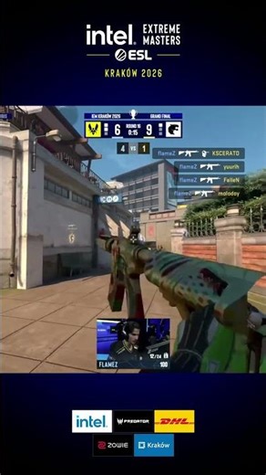 Perfect Flank Timing QUAD BY flameZ #esl #iem #krakow #cs #cs2