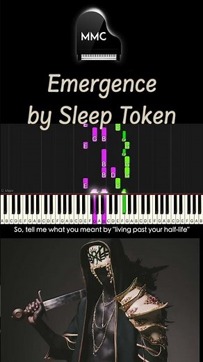 Emergence by Sleep Token piano cover + sheet music + lyrics