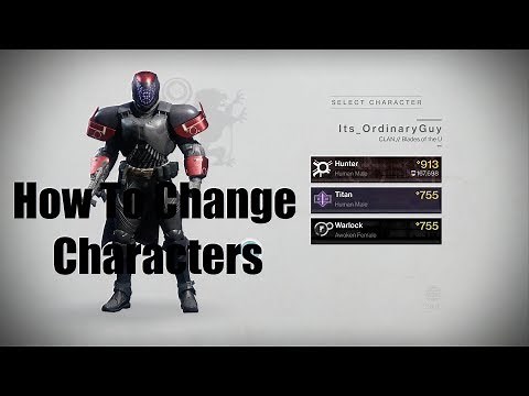 How To Switch (Change) Characters Without Leaving The Game - Destiny 2