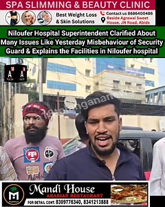 6.1K views · 91 reactions | Niloufer ke Security Guard ki Badtameezi ki Viral Video pe Superintendent ne diya Bayaan | A18 Telangana News | Facebook
