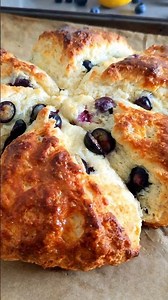 Better than Starbucks Blueberry Scones Recipe - easy to make at home with simple ingredients!