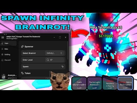 [NEW] Escape Tsunami For Brainrot SPAWNER Script | NO KEY | SPAWN ANY BRAINROTS! | DUPE