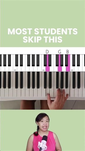 G Major Chord Second Inversion 🎹 (Piano Theory)