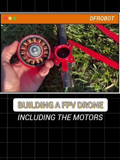 He Built a Drone From Scratch… INCLUDING The Motors! 🤯 #DIY #Drone
