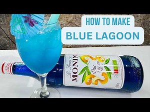 Blue lagoon cocktail | Mermaid cocktail