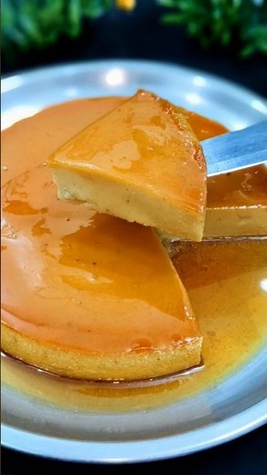 Caramel Custard Pudding | Custard Banana Pudding | dessert recipes #shorts #sweet #milk #custard