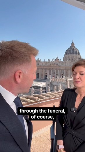 170K views · 4.3K reactions | From the rooftop of a convent overlooking St. Peter’s Basilica and the Sistine Chapel, CBS News’ Norah O’Donnell and Seth Doane prepare to cover the funeral of Pope Francis on Saturday — a rare and deeply moving event drawing world leaders and mourners of all faiths to Vatican City. Watch the papal funeral for Pope Francis on Saturday morning from 4-7 a.m. ET on CBS, streaming on CBS News 24/7 and Paramount+. | CBS News | Facebook