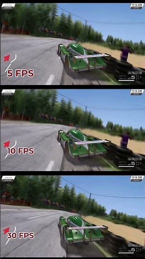 5 FPS vs 10 FPS vs 30 FPS Frame Rate Comparison