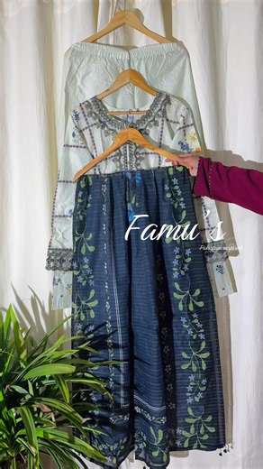 New Pakistani Short Kameez Collection in Cotton