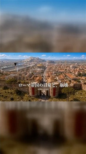 ローマ帝国の日常と崩壊 --試作 #shorts