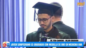 1M views · 10K reactions | Joven sampedrano es graduado con medalla...