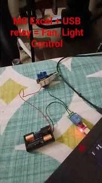 MS Excel + USB = Fan, Light Control