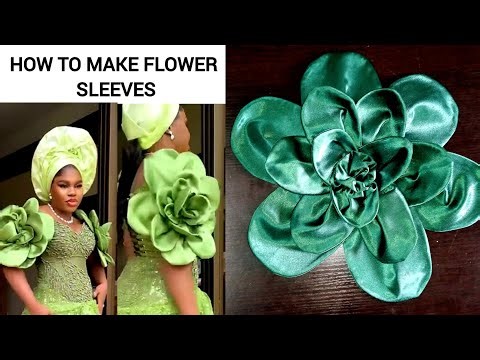 How to make a Fabric Flower for sleeves. Easy DIY | Beginner friendly tutorial