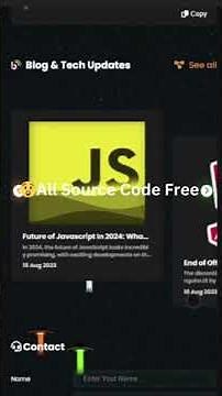 responsive website design html css and javascript #coding #modernwebsitedesign #responsive #htmlcss
