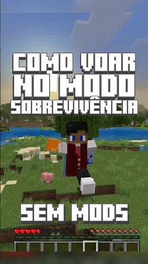 HOW TO FLY IN SURVIVAL MODE WITHOUT MODS! #minecraft