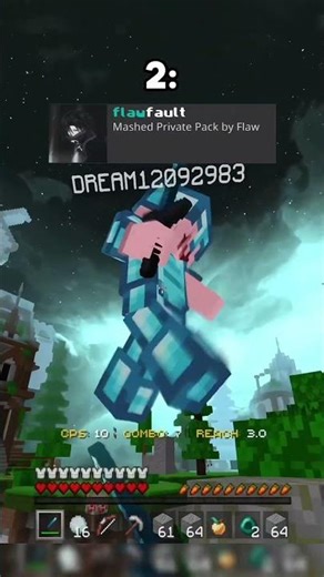 Best PvP Texture Packs | Bedrock Edition #zeqa #minecraft #hivebedorck #mcpe #texturepack #shorts