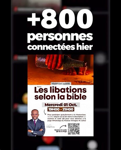 4.7K views · 122 reactions | Voici le lien de la chaîne Whatsapp pour...