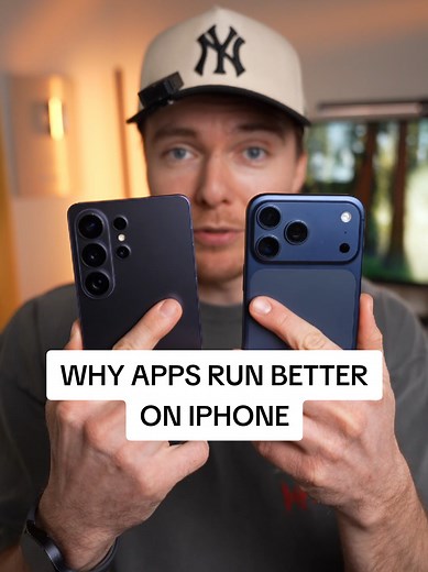 Why are iphone apps more optimized than android apps? #samsung #android #apple #iPhone #techtok