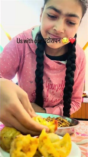 One & Only chatpati girl in my life ❤️🥹 #viral #food #challenge #indianyoutuber #instafeed #fyp