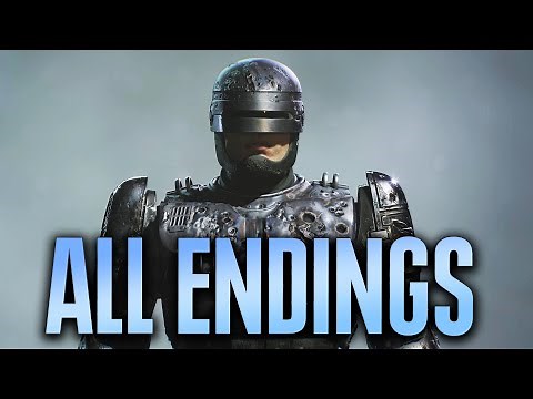 RoboCop Rogue City ALL ENDINGS + Final Boss Fight - Good, Worst + Best Ending
