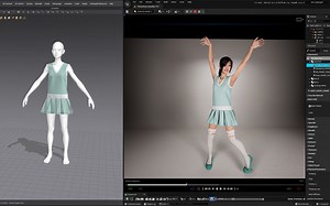 Marvelous Designer服装导入虚幻引擎实时布料模拟--重要更新