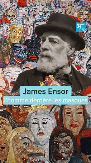 🎭 🇧🇪 75 ans après sa mort, une part de mystère entoure toujours James Ensor. Les masques de carnaval et les squelettes qui peuplent ses œuvres racontent un artiste qui a attendu trop longtemps la consécration. - Avec Culture Prime | FRANCE 24