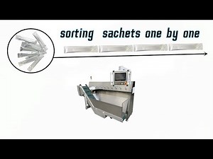 Stick bag/pouch sorting and counting system | sugar sachets counter machinery in China