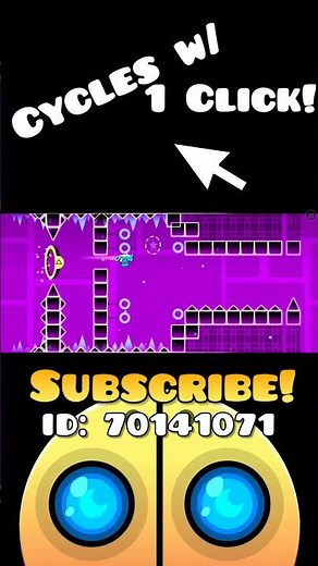 Cycles but it's only 1 click | Geometry Dash | #gd #geometrydash #auto #viral