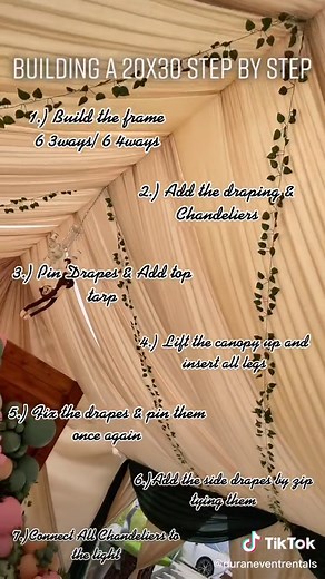 Step-by-Step Guide: Setting Up a 20x30 Canopy with Draping