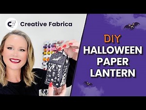 DIY Halloween Paper Lantern 🦇