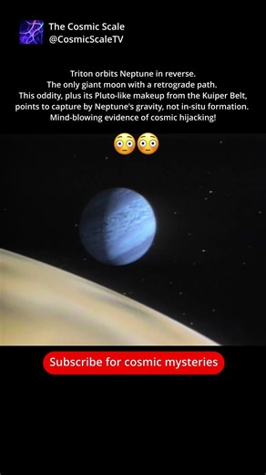 Neptune's Moon Orbits The Wrong Way 😳