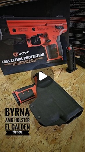 AkaTani on Instagram: "‐Funda para Byrna LE o SD/XL + Modulo de Luz Baldr S‐ Funda fabricada por AMG Holster para los Sistemas No Letales de Byrna en su plataformas cortas : LE y SD/XL. Esta funda ha sido especialmente diseñada para montar un módulo de luz/láser en la Byrna, en particular la Baldr S de Olight. Usar sistemas de ayuda a la iluminación o a la puntería facilita el uso de estos Sistemas de Baja Letalidad. Byrna es una herramienta de baja letalidad que aporta al agente la posibilidad 