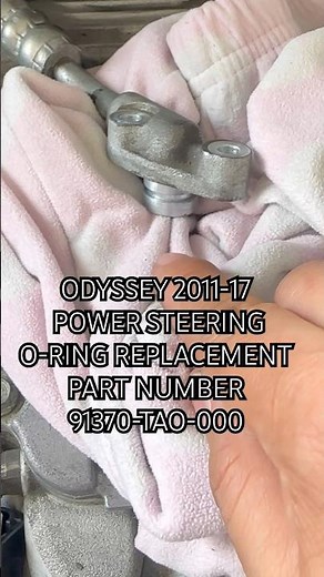 ODYSSEY 2011-17 POWER STEERING PRESSURE HOSE O-RING OEM REPLACEMENT #hondaodyssey