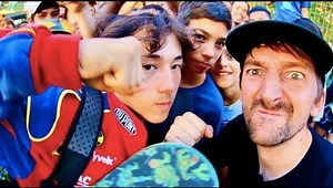 683K views · 11K reactions | If Aaron Kyro came to your town, would you be able to beat him in a game of SKATE? What if every skater at the skate park teamed up to try and bet him? Well, today we see if Aaron can defeat an entire city! | BrailleSkateboarding | Facebook