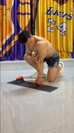 Push Up Board Workout 🔥 Build Chest, Shoulders & Triceps Fast! #pushups #triceps #chest #fyp #1
